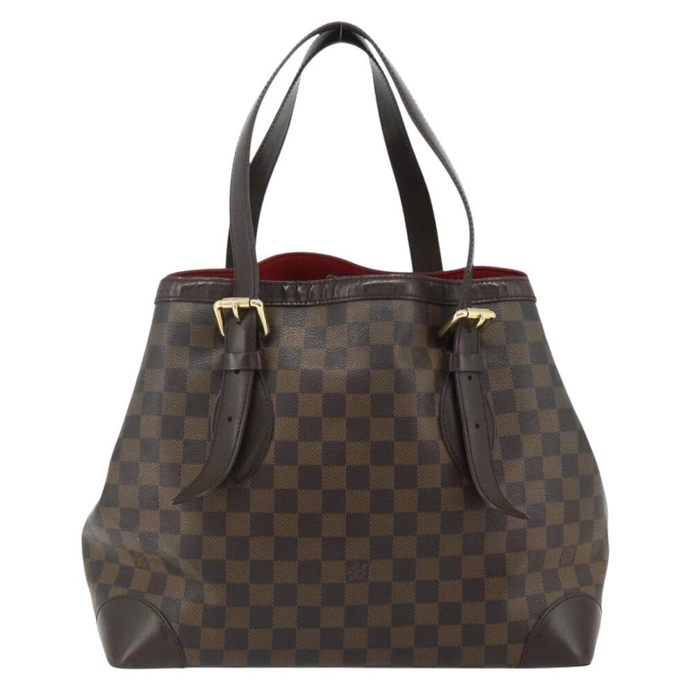 Louis Vuitton Damier Ebene Hampstead MM Tote Bag Brown